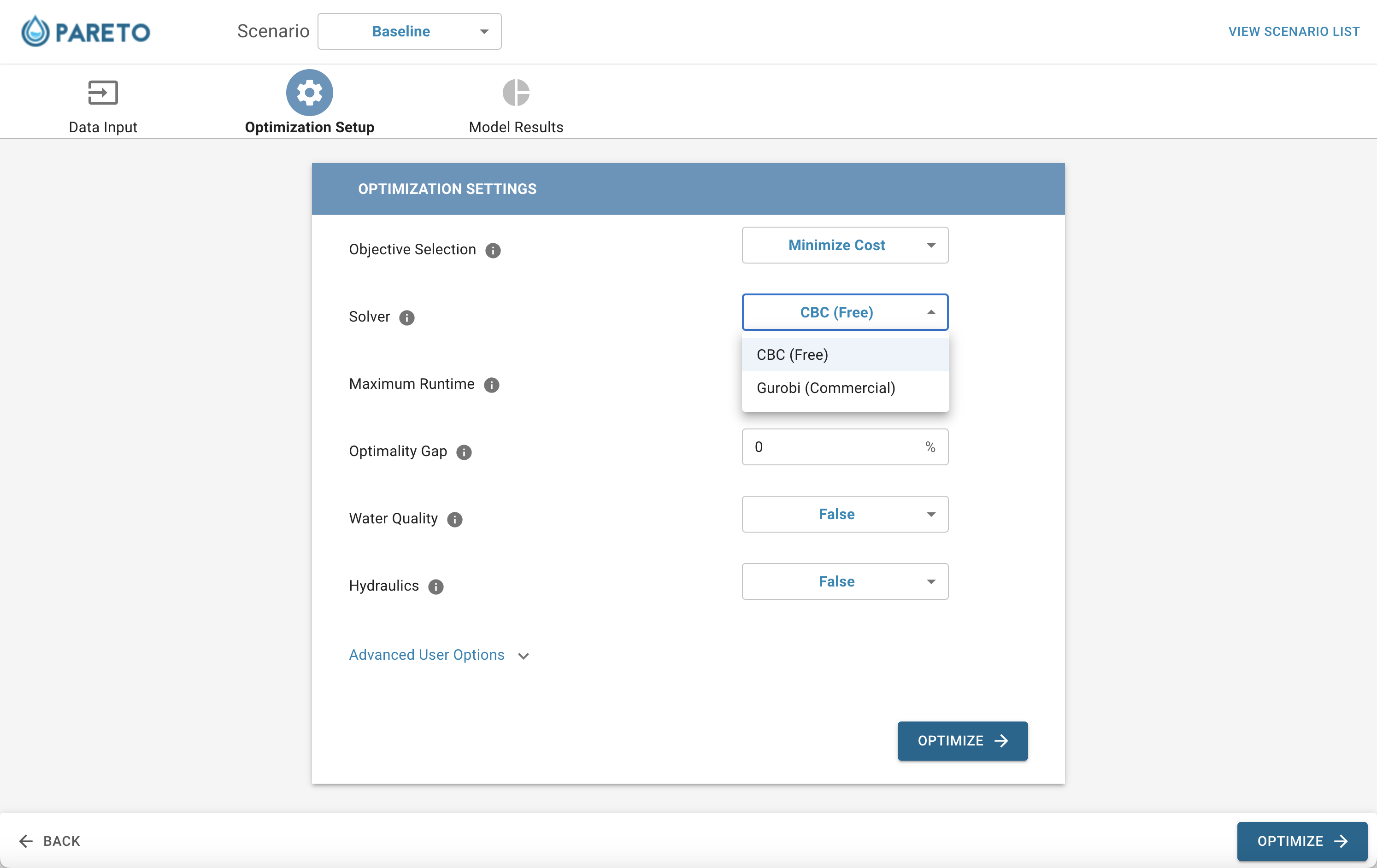 model-settings